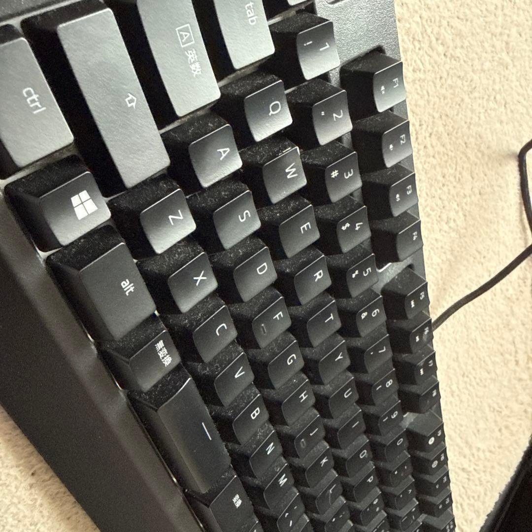 【美品】黄軸 ゲーミングキーボード 動作不良無し