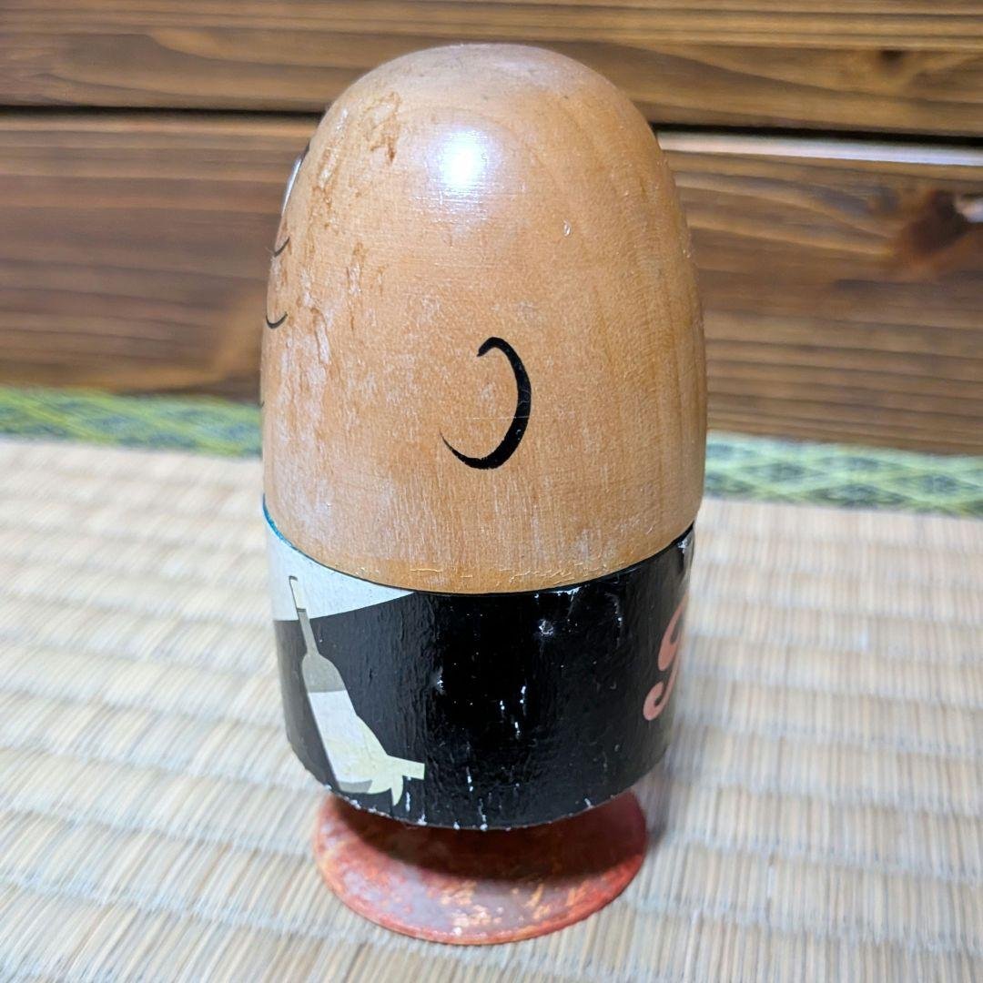 サントリー　トリスおじさん　アンクルトリス　木製 爪楊枝入れ　昭和レトロ